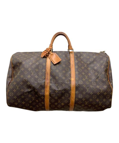 LOUIS VUITTON（ルイ ヴィトン）LOUIS VUITTON (ルイ ヴィトン) トラベルバッグ　キーポル60 ブラウンの古着・服飾アイテム