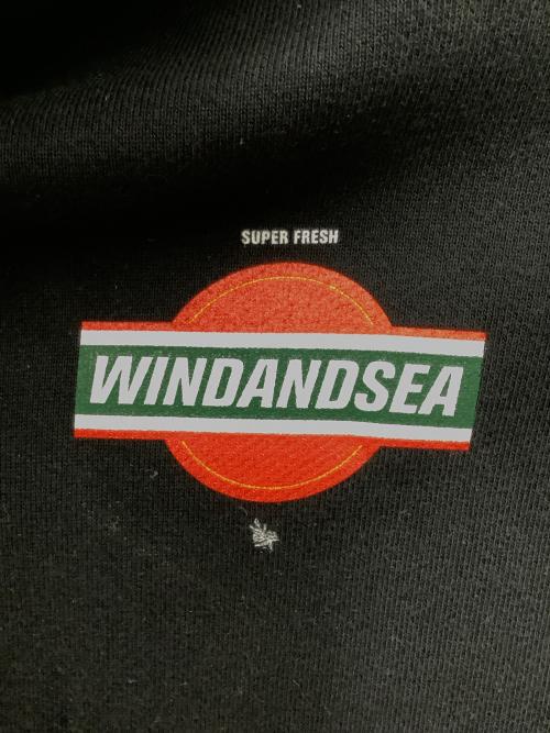 WIND AND SEA（ウィンダンシー）WIND AND SEA (ウィンダンシー) プルオーバーパーカー ブラック サイズ:Lの古着・服飾アイテム