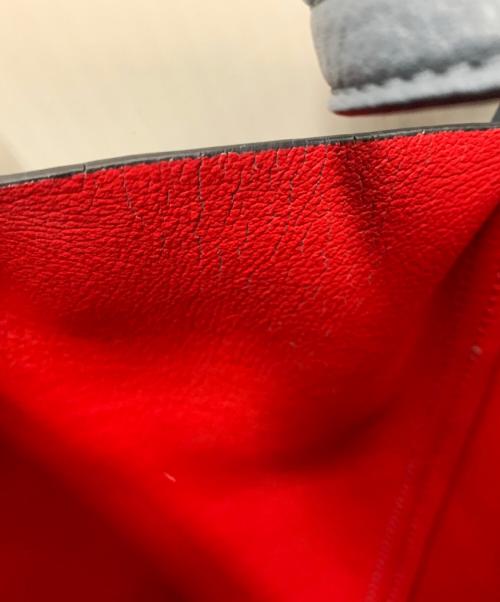 Marc by Marc Jacobs（マークバイマークジェイコブス）Marc by Marc Jacobs (マークバイマークジェイコブス) トートバッグ グレー×レッドの古着・服飾アイテム