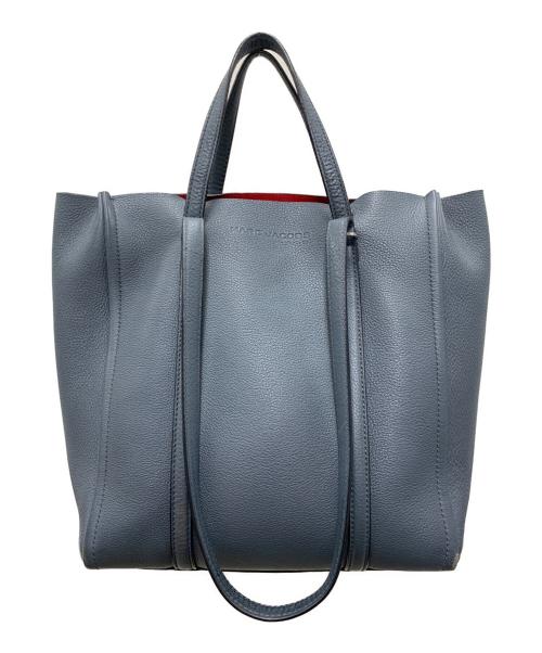 Marc by Marc Jacobs（マークバイマークジェイコブス）Marc by Marc Jacobs (マークバイマークジェイコブス) トートバッグ グレー×レッドの古着・服飾アイテム
