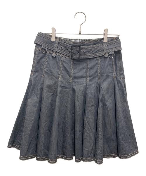 BURBERRY BLACK LABEL（バーバリーブラックレーベル）BURBERRY BLACK LABEL (バーバリーブラックレーベル) スカート グレー サイズ:40の古着・服飾アイテム