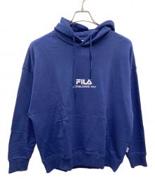 FILA（フィラ）の古着「プルオーバーパーカー」｜ネイビー