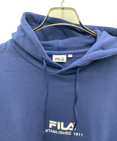FILA（フィラ）FILA (フィラ) プルオーバーパーカー ネイビー サイズ:Free 未使用品の古着・服飾アイテム
