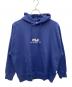 FILA（フィラ）の古着「プルオーバーパーカー」｜ネイビー