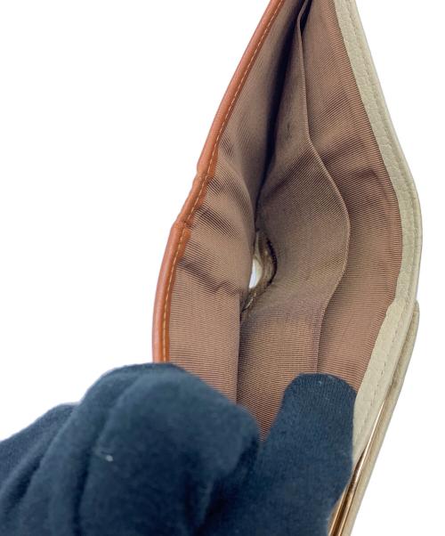 DOONEY&BOURKE（ドゥーニーアンドバーク）DOONEY&BOURKE (ドゥーニーアンドバーク) 2つ折り財布 ブラウン×ベージュの古着・服飾アイテム