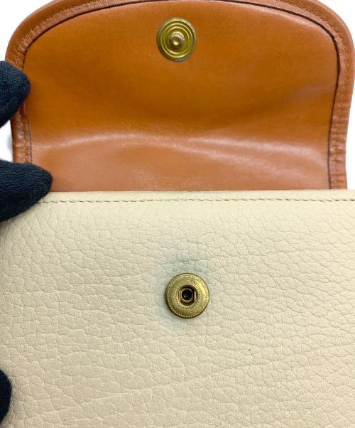 DOONEY&BOURKE（ドゥーニーアンドバーク）DOONEY&BOURKE (ドゥーニーアンドバーク) 2つ折り財布 ブラウン×ベージュの古着・服飾アイテム
