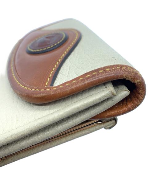 DOONEY&BOURKE（ドゥーニーアンドバーク）DOONEY&BOURKE (ドゥーニーアンドバーク) 2つ折り財布 ブラウン×ベージュの古着・服飾アイテム