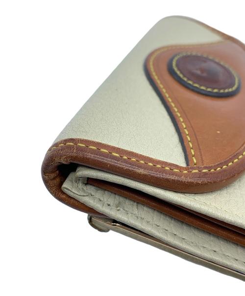 DOONEY&BOURKE（ドゥーニーアンドバーク）DOONEY&BOURKE (ドゥーニーアンドバーク) 2つ折り財布 ブラウン×ベージュの古着・服飾アイテム