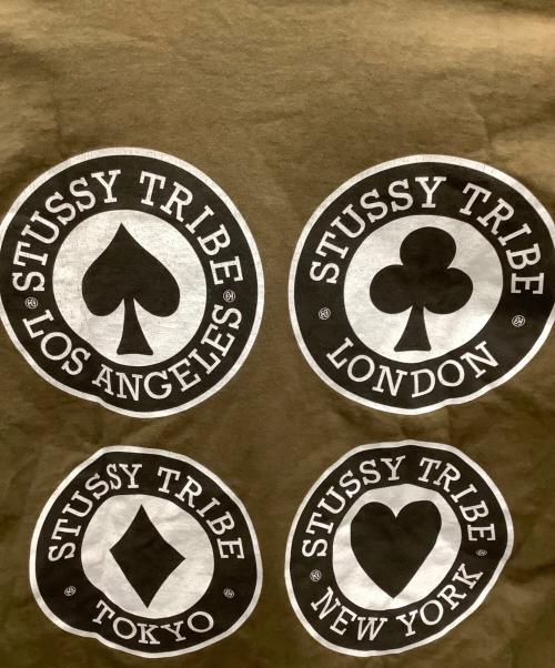 stussy（ステューシー）stussy (ステューシー) 長袖カットソー オリーブ サイズ:Mの古着・服飾アイテム