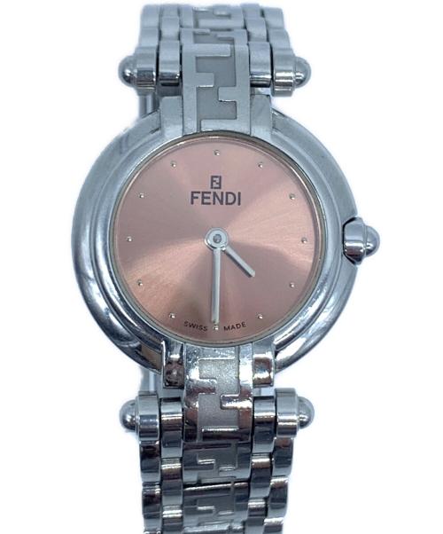FENDI（フェンディ）FENDI (フェンディ) デジタルウォッチ ピンク×シルバーの古着・服飾アイテム