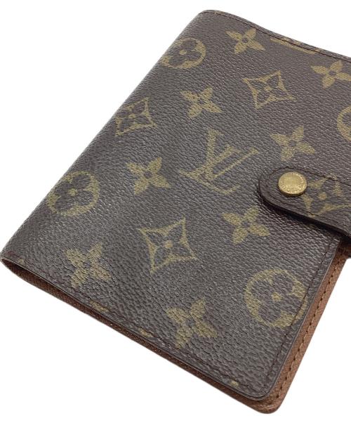 LOUIS VUITTON（ルイ ヴィトン）LOUIS VUITTON (ルイ ヴィトン) 手帳カバー アジェンダPM ブラウンの古着・服飾アイテム