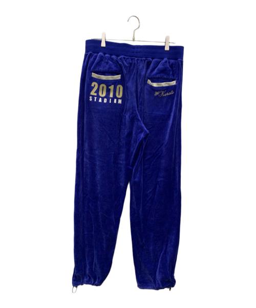 24karats（トゥエンティーフォーカラッツ）24karats (トゥエンティーフォーカラッツ) ジップパーカー スウェットパンツ ブルー サイズ:XLの古着・服飾アイテム