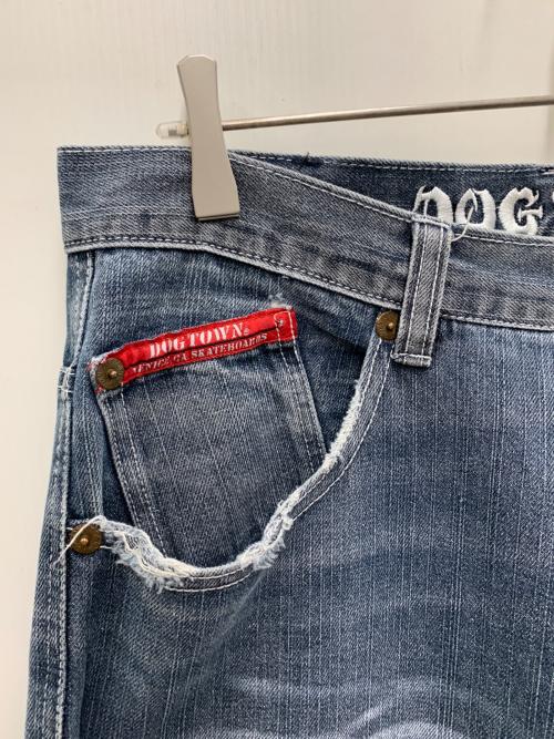 DOG TOWN（ドッグ タウン）DOG TOWN (ドッグ タウン) 刺繍デニムパンツ インディゴ サイズ:freeの古着・服飾アイテム
