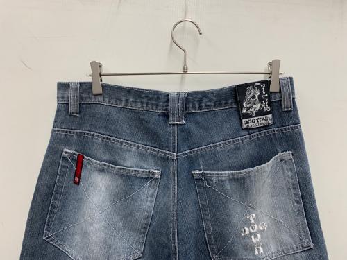 DOG TOWN（ドッグ タウン）DOG TOWN (ドッグ タウン) 刺繍デニムパンツ インディゴ サイズ:freeの古着・服飾アイテム