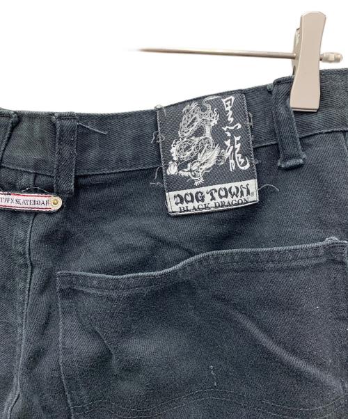 DOG TOWN（ドッグ タウン）DOG TOWN (ドッグ タウン) デニムカーゴパンツ ブラック サイズ:Lの古着・服飾アイテム