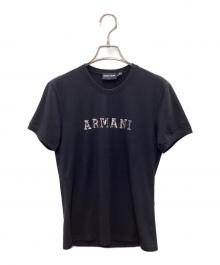 GIORGIO ARMANI（ジョルジョアルマーニ）の古着「半袖カットソー」｜ブラック