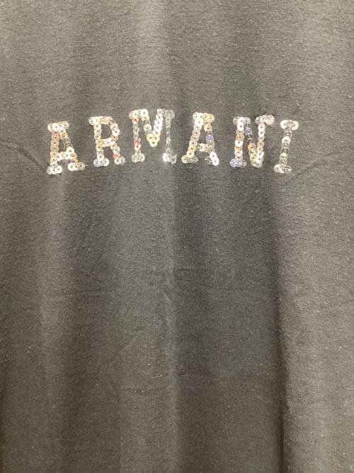 GIORGIO ARMANI（ジョルジョアルマーニ）GIORGIO ARMANI (ジョルジョアルマーニ) 半袖カットソー ブラック サイズ:30の古着・服飾アイテム