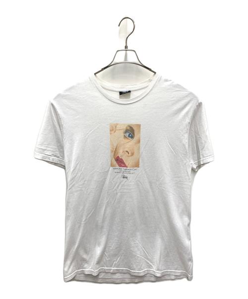 stussy（ステューシー）stussy (ステューシー) 半袖カットソー ホワイト サイズ:Mの古着・服飾アイテム