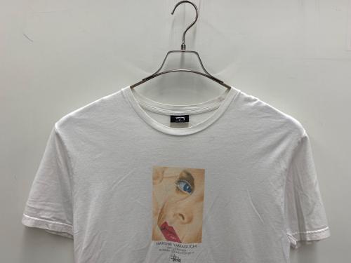 stussy（ステューシー）stussy (ステューシー) 半袖カットソー ホワイト サイズ:Mの古着・服飾アイテム