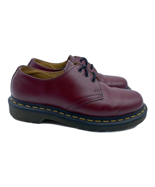 Dr.Martens（ドクターマーチン）Dr.Martens (ドクターマーチン) 3ホールシューズ レッド サイズ:UK5の古着・服飾アイテム
