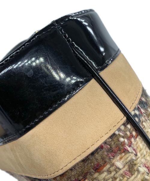 BURBERRY（バーバリー）BURBERRY (バーバリー) ハンドバッグ ブラック×ブラウンの古着・服飾アイテム