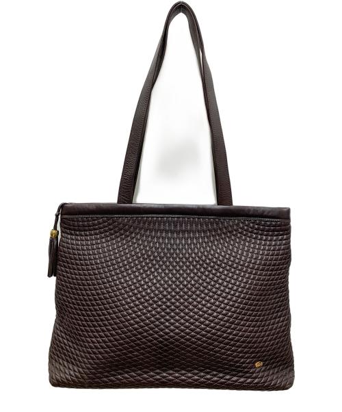 BALLY（バリー）BALLY (バリー) キルティングトートバッグ ブラウンの古着・服飾アイテム