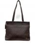 BALLY（バリー）の古着「キルティングトートバッグ」｜ブラウン