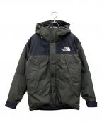 THE NORTH FACEザ ノース フェイス）の古着「ダウンジャケット」｜オリーブ×ブラック