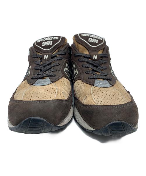 NEW BALANCE（ニューバランス）NEW BALANCE (ニューバランス) 991 Brown Tan ブラウン×ベージュ サイズ:10 1/2の古着・服飾アイテム
