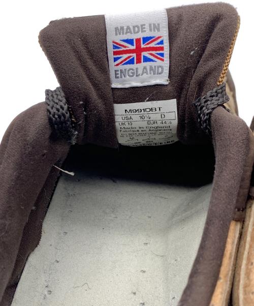 NEW BALANCE（ニューバランス）NEW BALANCE (ニューバランス) 991 Brown Tan ブラウン×ベージュ サイズ:10 1/2の古着・服飾アイテム