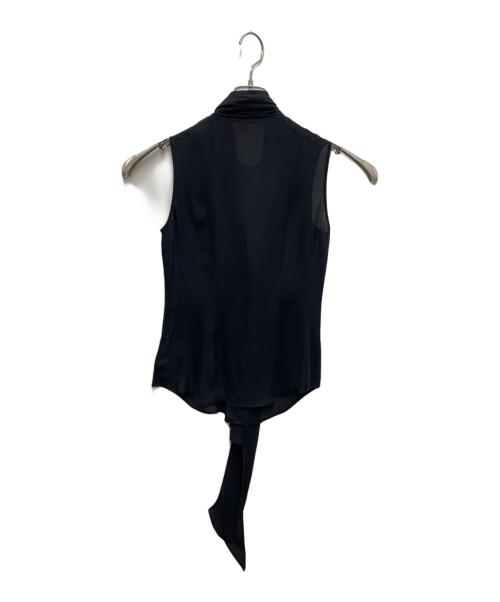RALPH LAUREN（ラルフローレン）RALPH LAUREN (ラルフローレン) ノースリーブブラウス ブラック サイズ:7の古着・服飾アイテム