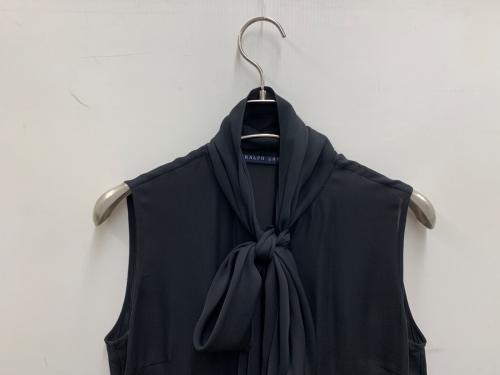 RALPH LAUREN（ラルフローレン）RALPH LAUREN (ラルフローレン) ノースリーブブラウス ブラック サイズ:7の古着・服飾アイテム