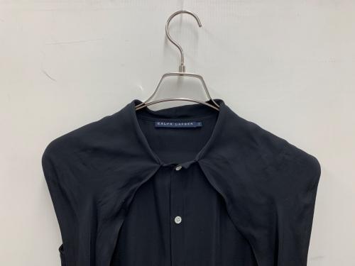 RALPH LAUREN（ラルフローレン）RALPH LAUREN (ラルフローレン) ノースリーブブラウス ブラック サイズ:7の古着・服飾アイテム