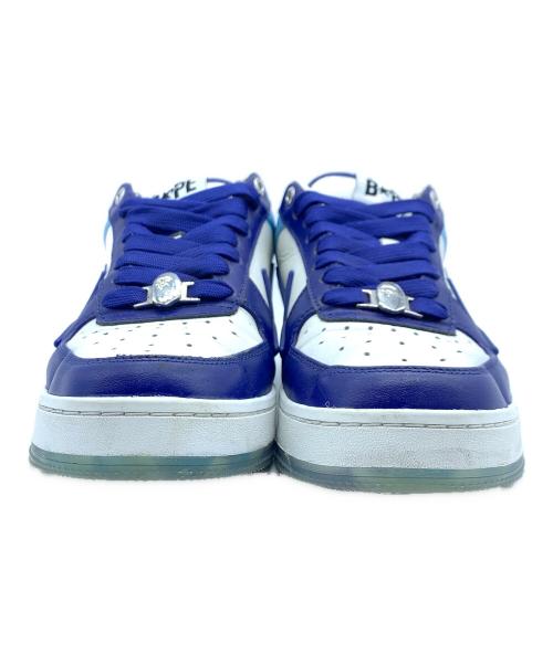 A BATHING APE（アベイシングエイプ）A BATHING APE (アベイシングエイプ) ローカットスニーカー スカイブルー×ホワイト サイズ:26の古着・服飾アイテム