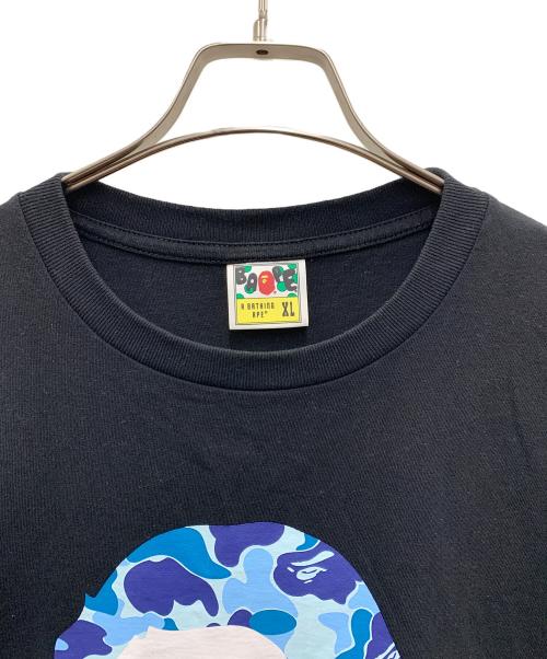 A BATHING APE（アベイシングエイプ）A BATHING APE (アベイシングエイプ) 半袖カットソー ブラック サイズ:XLの古着・服飾アイテム