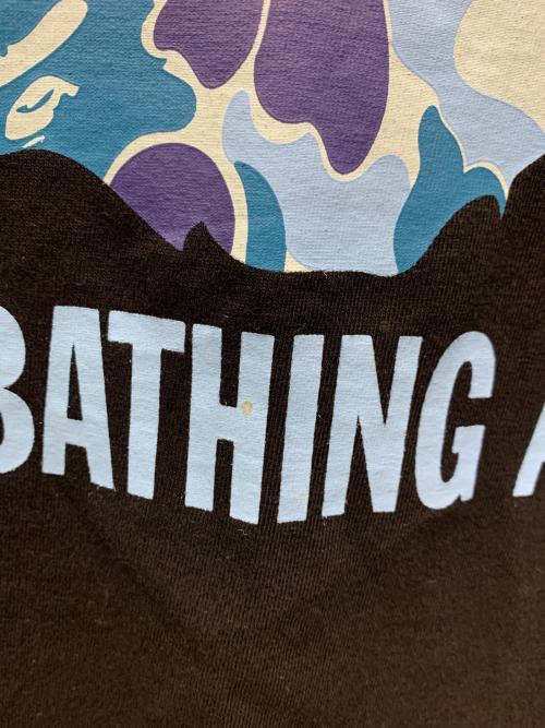 A BATHING APE（アベイシングエイプ）A BATHING APE (アベイシングエイプ) 半袖カットソー ブラック サイズ:XLの古着・服飾アイテム