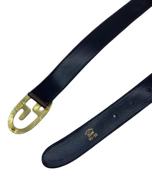 GUCCI（グッチ）GUCCI (グッチ) レザーベルト ブラウンの古着・服飾アイテム