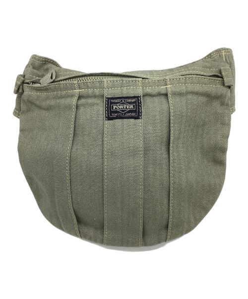 PORTER（ポーター）PORTER (ポーター) ウエストポーチ カーキの古着・服飾アイテム