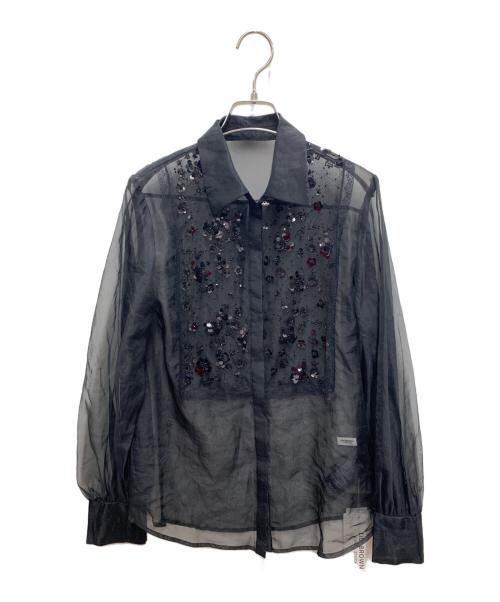 Lily Brown（リリーブラウン）Lily Brown (リリーブラウン) 長袖シャツ ブラック サイズ:ONE SIZE 未使用品の古着・服飾アイテム
