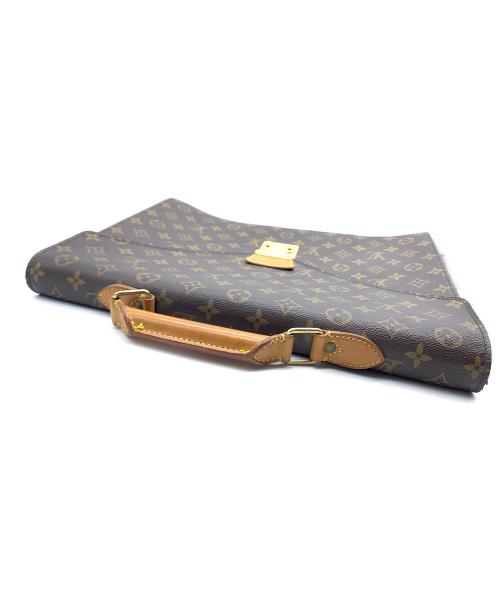 LOUIS VUITTON（ルイ ヴィトン）LOUIS VUITTON (ルイ ヴィトン) ビジネスバッグ セルヴィェット・コンセイエ ブラウンの古着・服飾アイテム