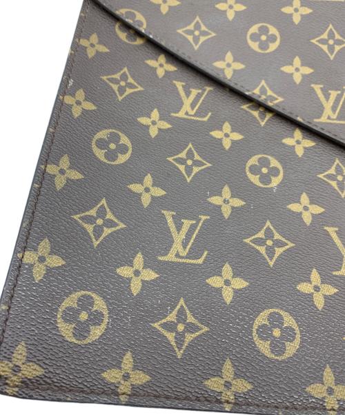 LOUIS VUITTON（ルイ ヴィトン）LOUIS VUITTON (ルイ ヴィトン) ビジネスバッグ セルヴィェット・コンセイエ ブラウンの古着・服飾アイテム