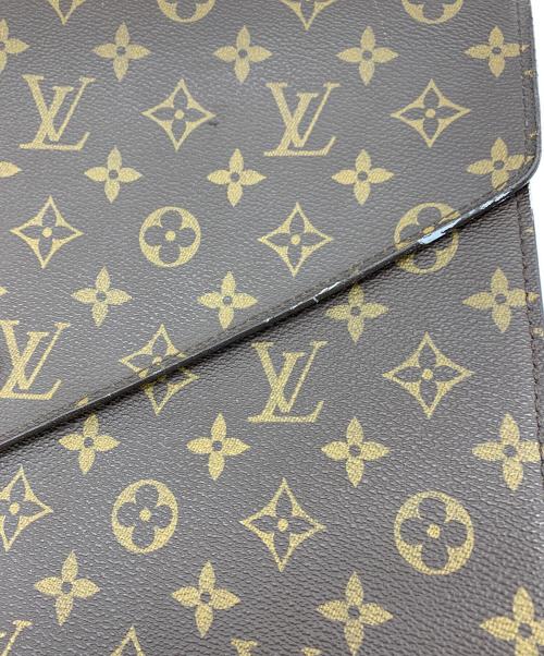 LOUIS VUITTON（ルイ ヴィトン）LOUIS VUITTON (ルイ ヴィトン) ビジネスバッグ セルヴィェット・コンセイエ ブラウンの古着・服飾アイテム
