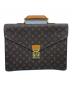 LOUIS VUITTON（ルイ ヴィトン）の古着「ビジネスバッグ セルヴィェット・コンセイエ」｜ブラウン
