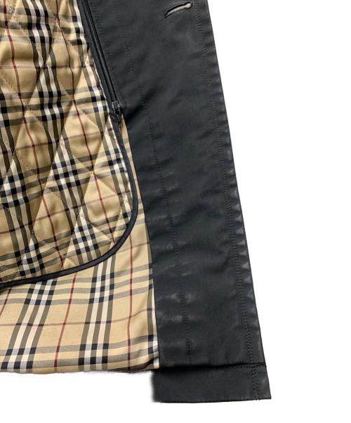 BURBERRY BLACK LABEL（バーバリーブラックレーベル）BURBERRY BLACK LABEL (バーバリーブラックレーベル) ライナー付トレンチコート ブラック サイズ:Lの古着・服飾アイテム
