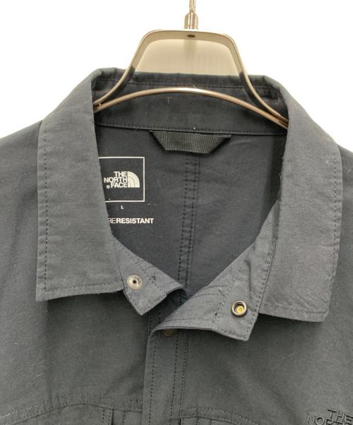 THE NORTH FACE（ザ ノース フェイス）THE NORTH FACE (ザ ノース フェイス) ファイヤーフライキャノピーシャツ ブラック サイズ:Lの古着・服飾アイテム