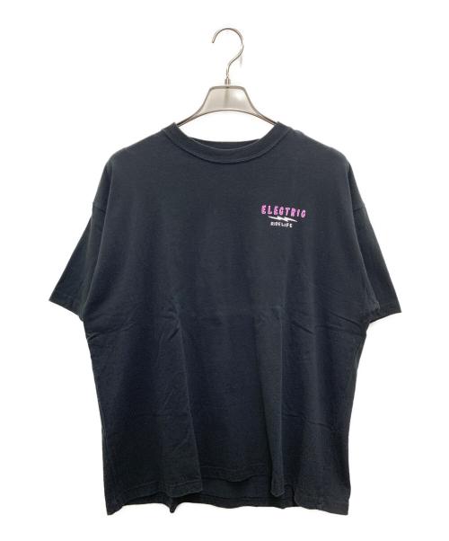 ELECTRIC（エレクトリック）ELECTRIC (エレクトリック) 半袖カットソー ブラック サイズ:Mの古着・服飾アイテム