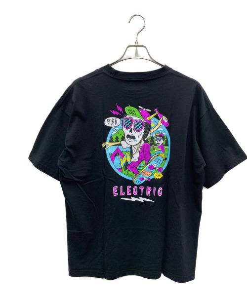 ELECTRIC（エレクトリック）ELECTRIC (エレクトリック) 半袖カットソー ブラック サイズ:Mの古着・服飾アイテム