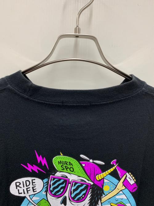 ELECTRIC（エレクトリック）ELECTRIC (エレクトリック) 半袖カットソー ブラック サイズ:Mの古着・服飾アイテム