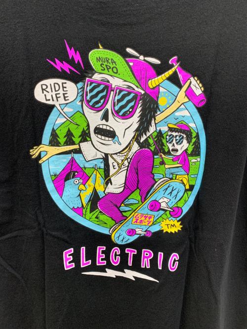 ELECTRIC（エレクトリック）ELECTRIC (エレクトリック) 半袖カットソー ブラック サイズ:Mの古着・服飾アイテム