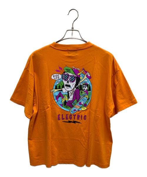ELECTRIC（エレクトリック）ELECTRIC (エレクトリック) 半袖カットソー オレンジ サイズ:ｍの古着・服飾アイテム
